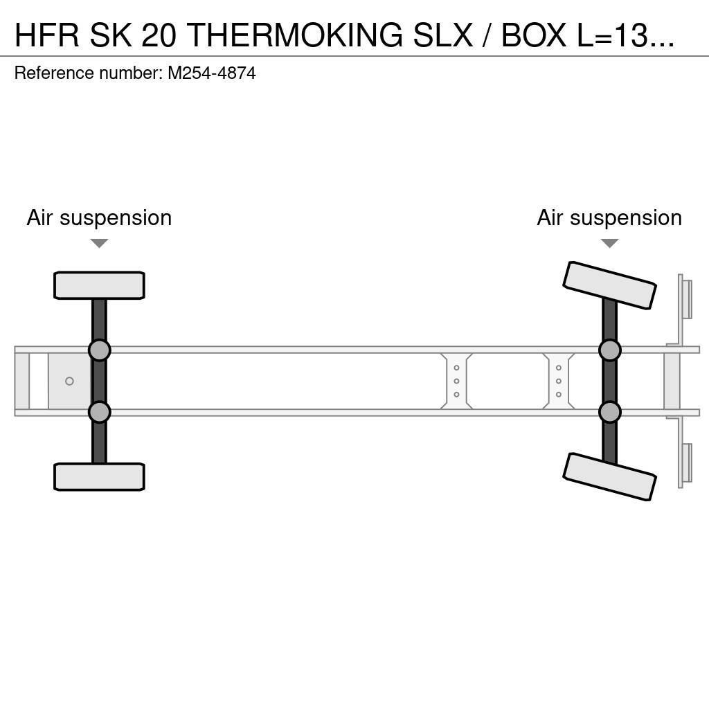 HFR SK 20 THERMOKING SLX / BOX L=13482 mm Frysetrailer Semi