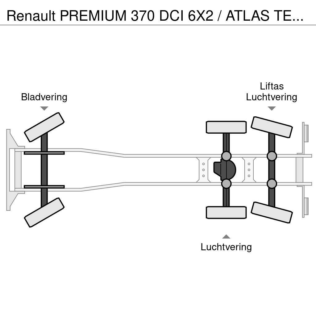 Renault PREMIUM 370 DCI 6X2 / ATLAS TEREX 240.2 E-A4 / 24 Planbiler