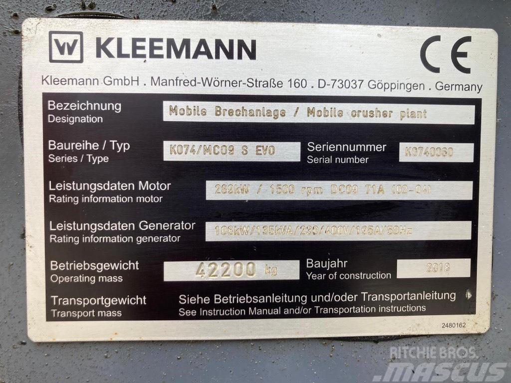 Kleemann Mco 9 s Mobile knuseverk
