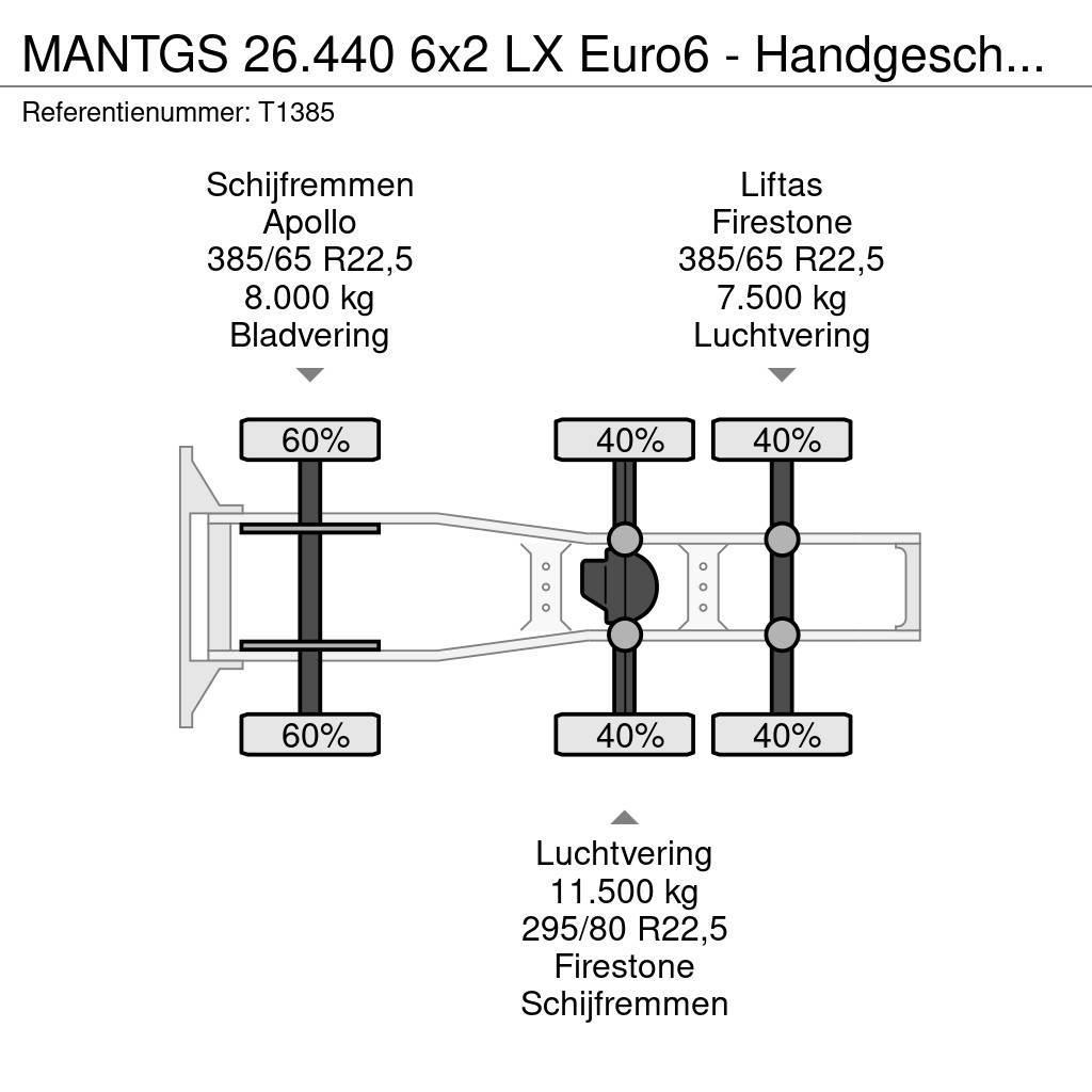 MAN TGS 26.440 6x2 LX Euro6 - Handgeschakeld - Lift-As Trekkvogner