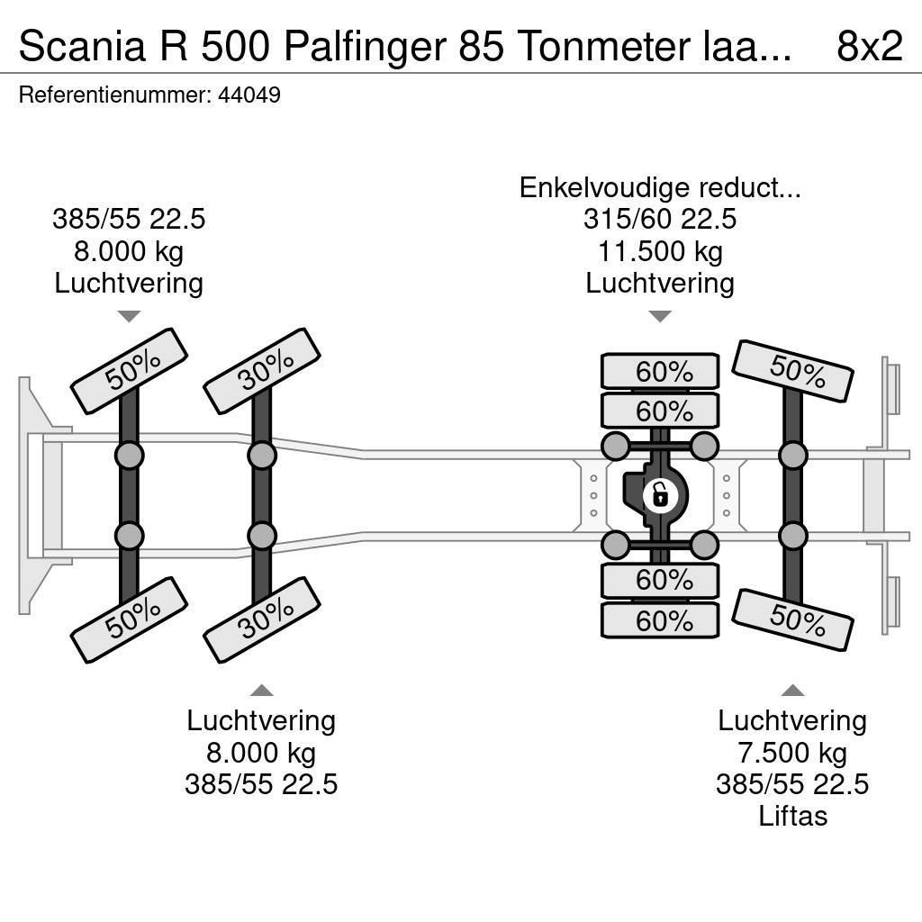 Scania R 500 Palfinger 85 Tonmeter laadkraan Allterreng kraner