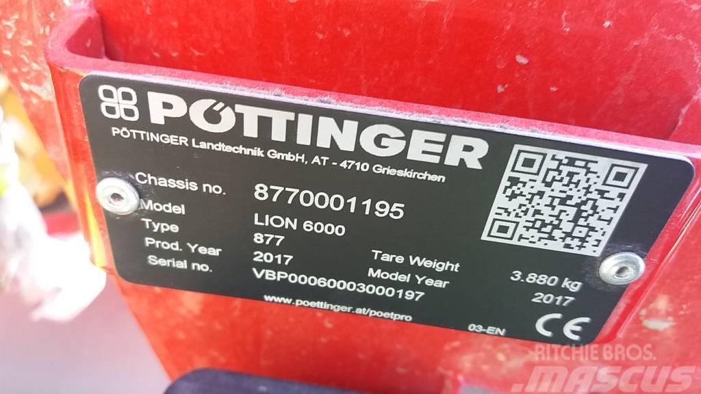 Pöttinger Lion 6000 tasojyrsin Rotorharver/ jordfresere