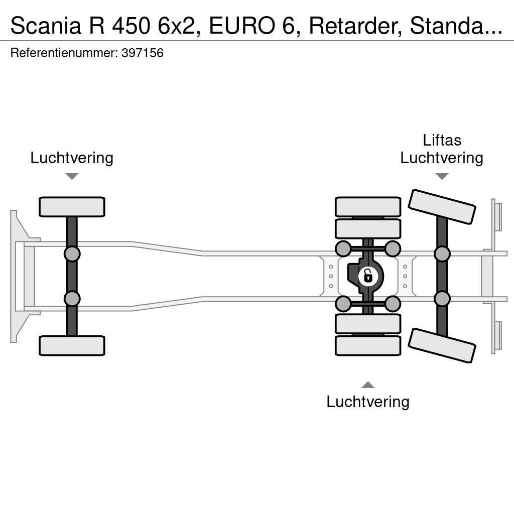 Scania R 450 6x2, EURO 6, Retarder, Standairco, Combi Kapellbil