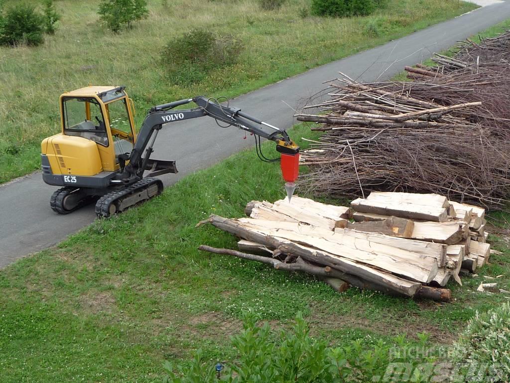  Konusni cepilec drv za bagre Kegelspalter Holzspal Vedkløvere, kappemaskiner og flismaskiner