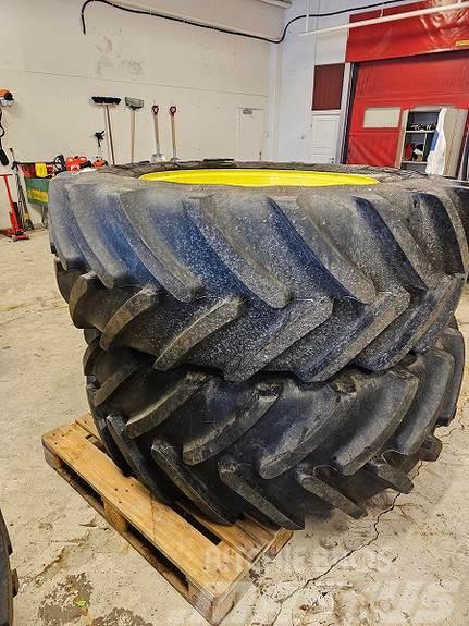 John Deere Hjul par: Michelin Multibib 650/65R42 Ukjent Gul Dekk, hjul og felger
