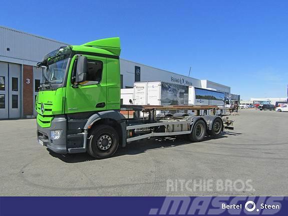 Mercedes-Benz ANTOS2545L Lagab hydraulisk løft contramme Containerbil