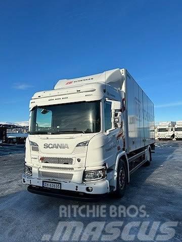 Scania P280B4x2NB m/Närko skappåbygg, sideåpning og baklø Skapbiler