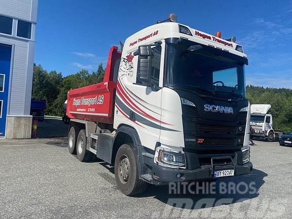 Scania R650 B6x4HZ med Sørling dumperpåbygg selges for ku Tippbil