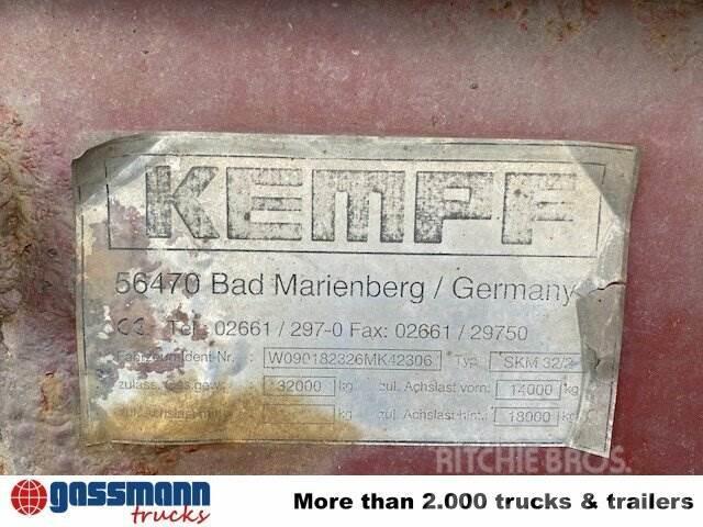 Kempf SKM 32/2 Stahlmulde ca. 24m³, Liftachse, Tippsemi