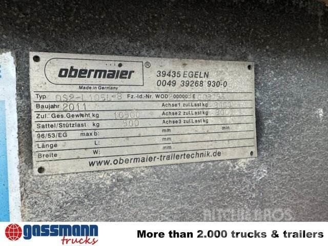 Obermaier OS2-L105 L/B, durchladbar, Edscha, Ex-Fahrschule! Kapell trailer/semi
