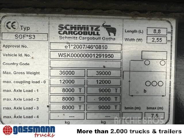 Schmitz SKI 24 SL 7.2, Stahlmulde ca. 25m³, Liftachse Tippsemi