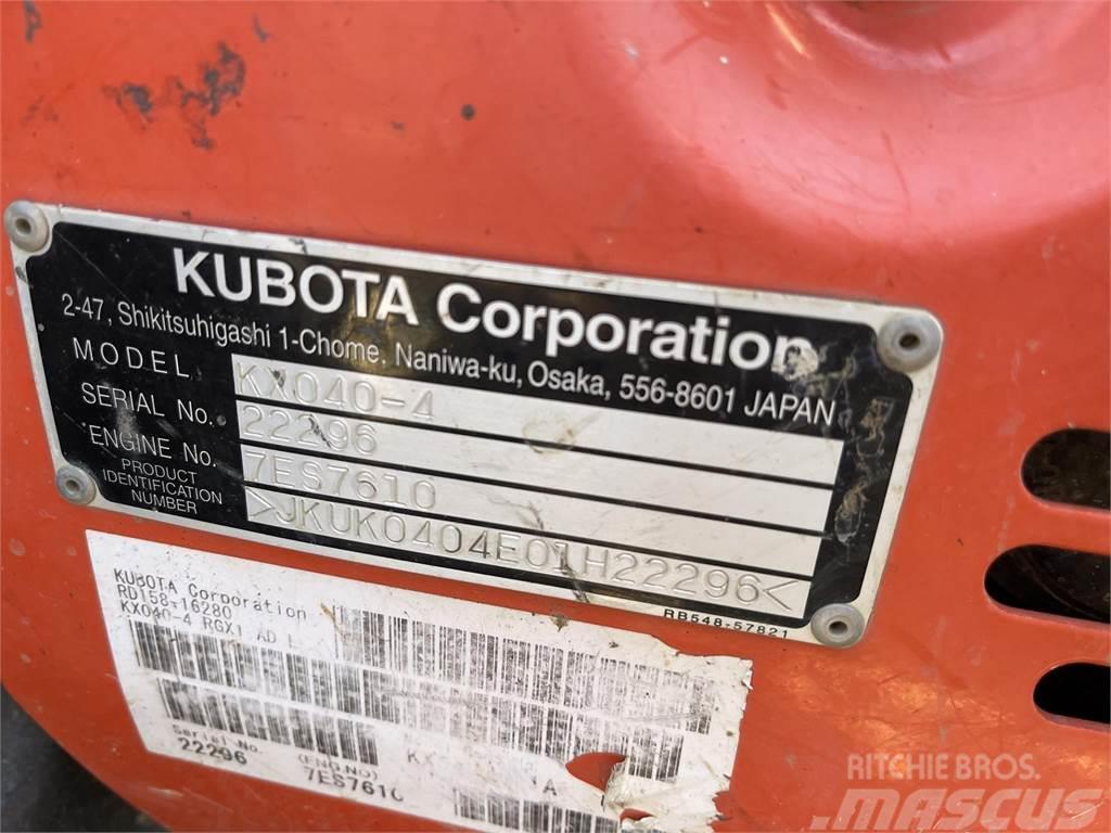 Kubota KX040-4 Minigravere <7t