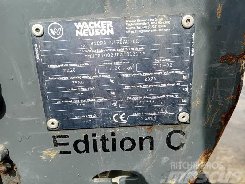 Wacker Neuson EZ28 Minigravere <7t