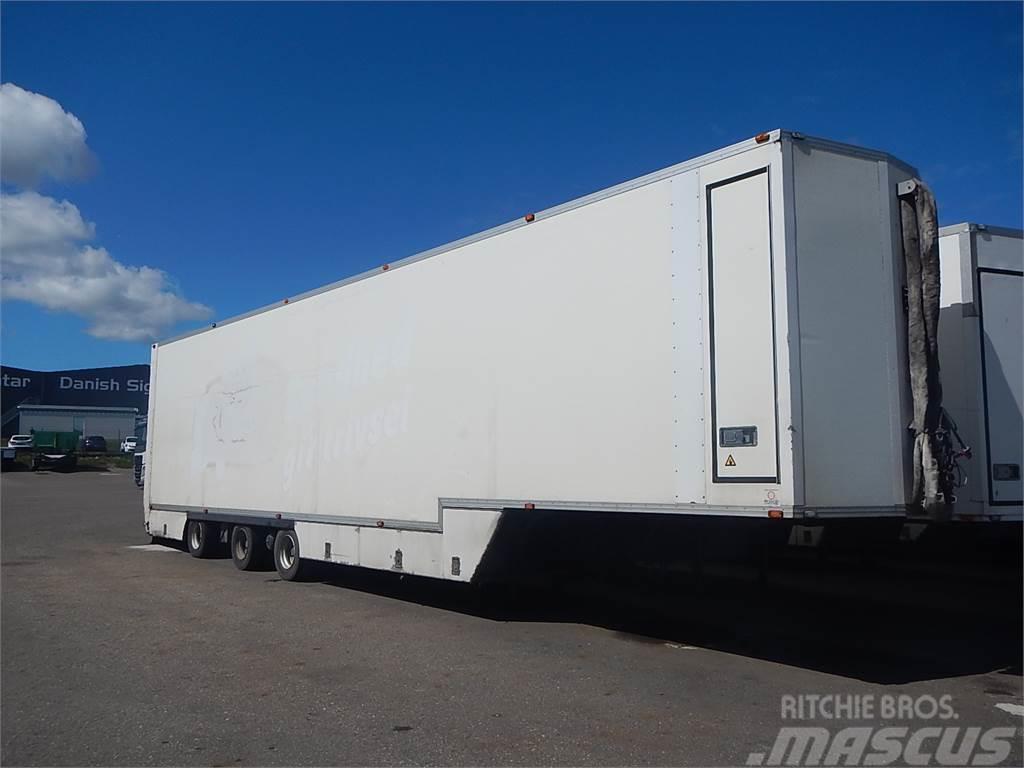  HMK 2-stock lukket Grisetrailer Dyretransport semi-trailer