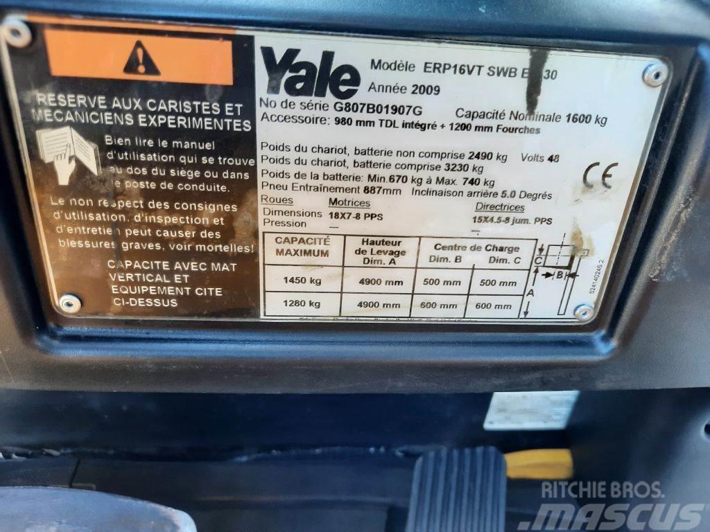 Yale ERP 16 VT Batterie NEU Elektriske trucker