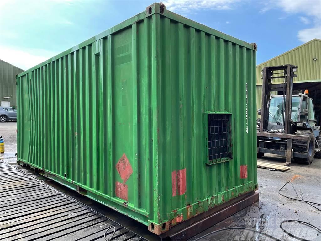  20FT container uden døre, til dyrehold eller lign. Lagercontainere