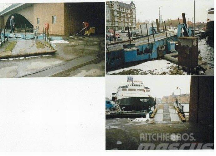  Færgerampe, lille - ca. 14 m total længde - 1 stk Arbeidsbåter, lektere og pontonger