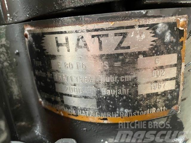 Hatz E80FG 1 cylinder motor Motorer