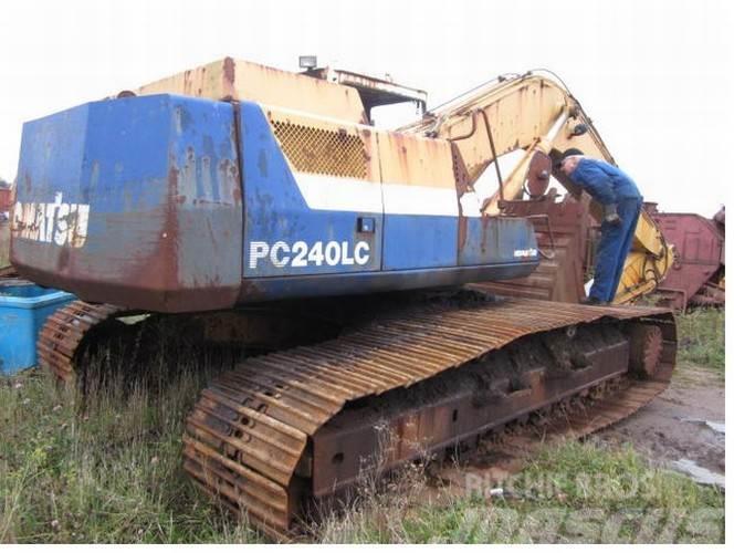 Komatsu PC240LC-5 gravemaskine til ophug Beltegraver