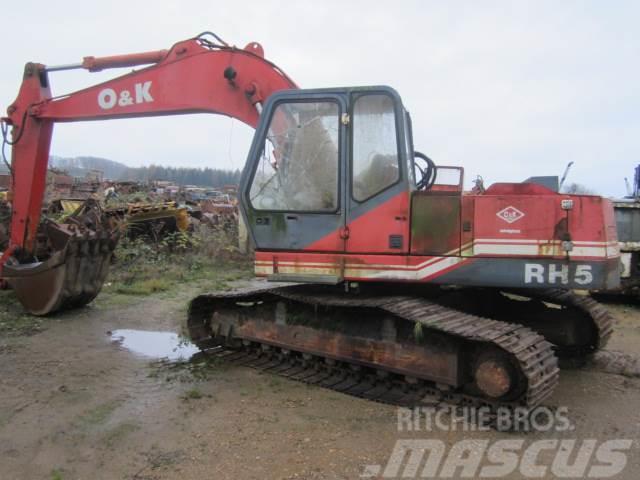 O&K RH5 gravemaskine til ophug Beltegraver