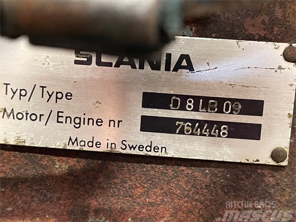 Scania D8L B09 motor. Motorer