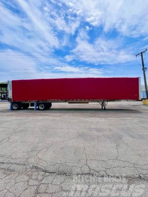 East Mfg FLATBED WITH ROLLING TARP Kapell trailer/semi