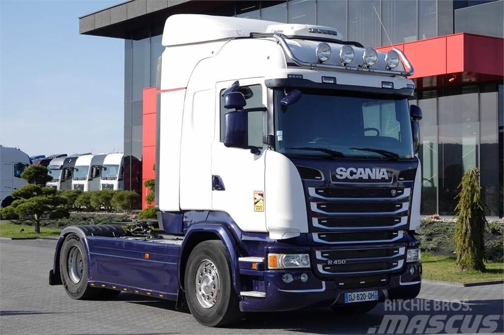 Scania R 450 / RETARDER / I-PARK COOL / EURO 6 / SPROWADZ Trekkvogner