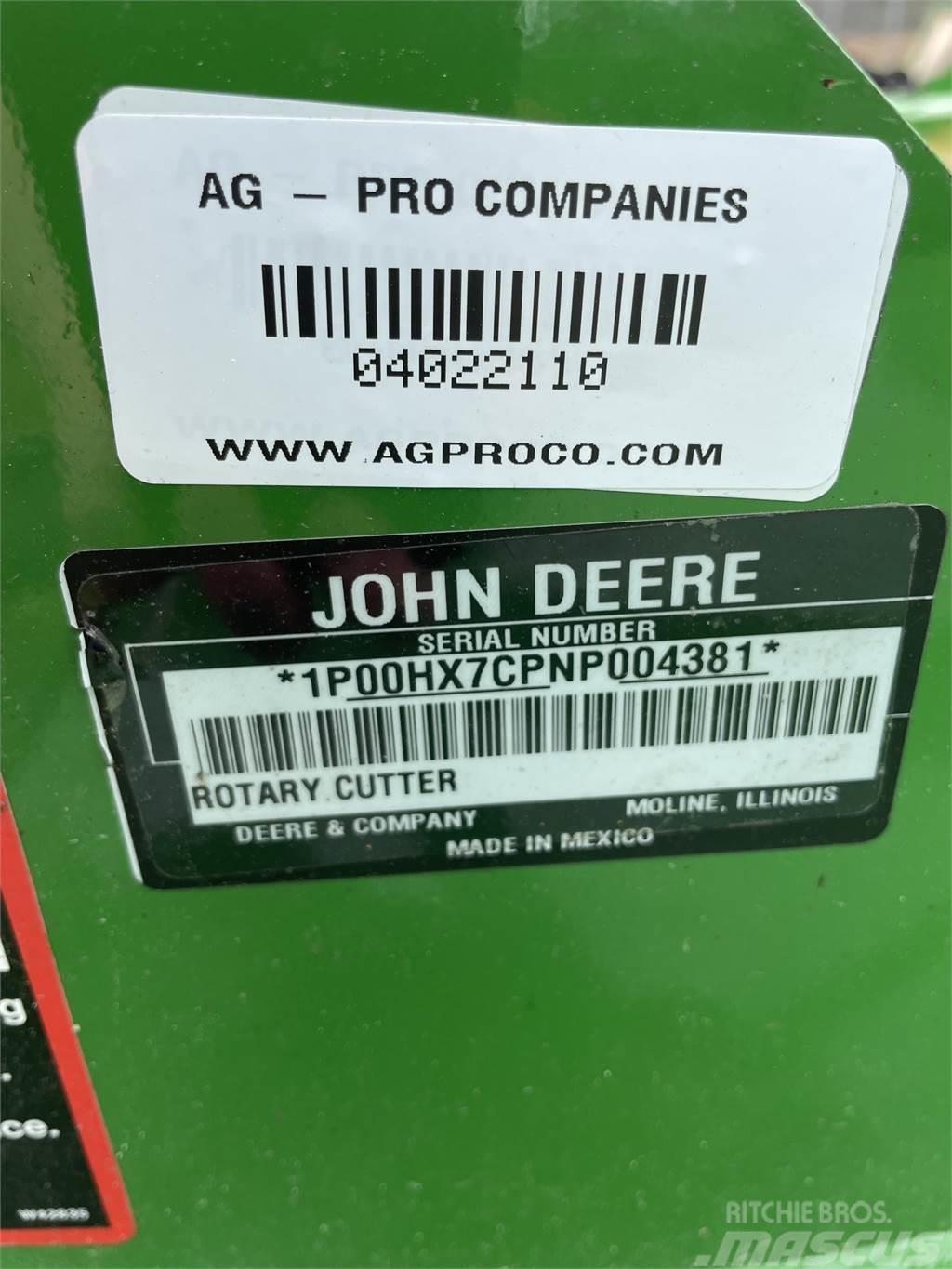 John Deere HX7 Rundballerivere, -kuttere og -utpakkere