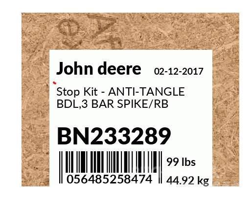John Deere New Anti-Tangle kit for 2310 Andre Jordforbedrings maskiner og ekstrautstyr