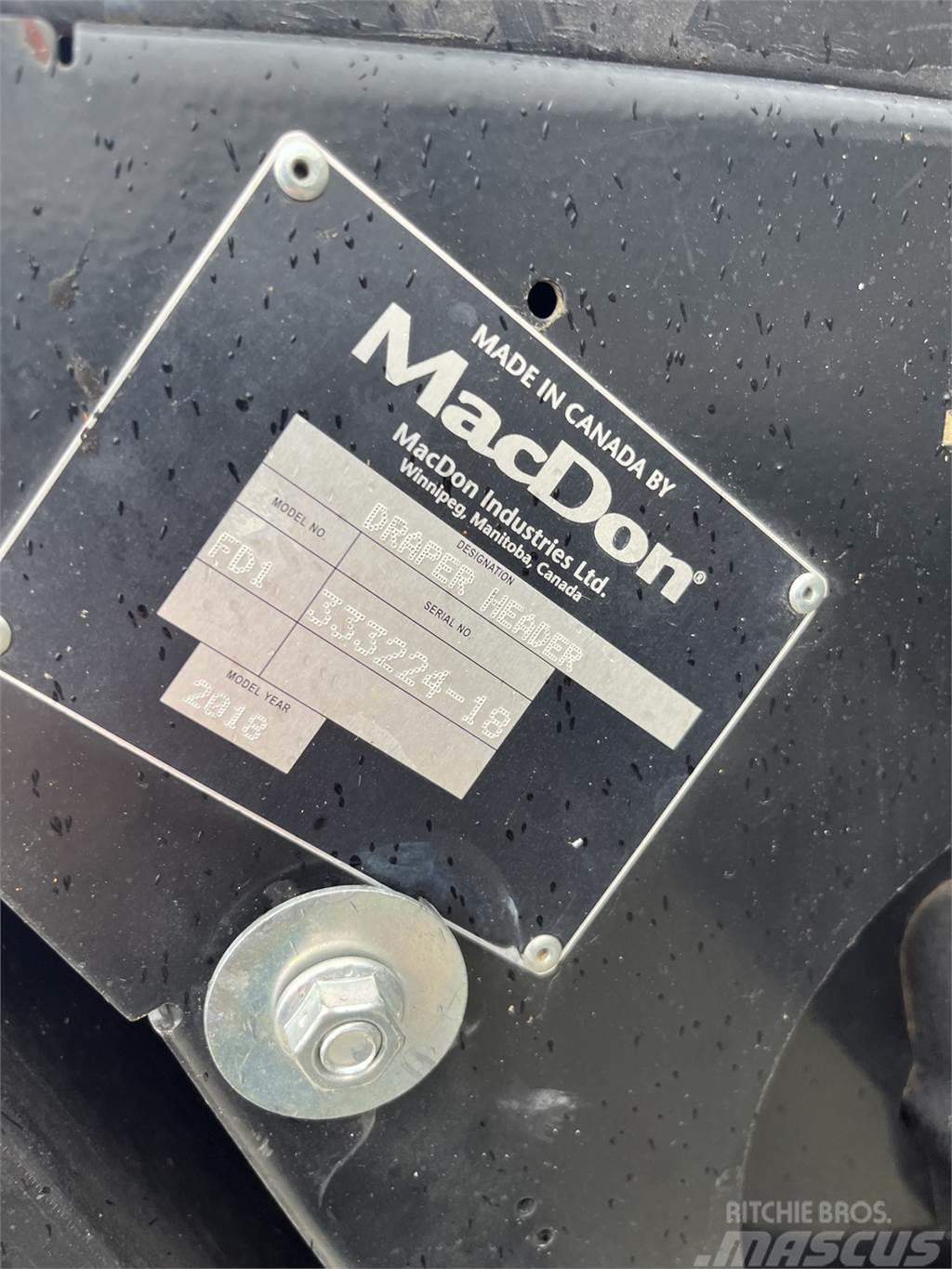 MacDon FD135 Skurtresker tilbehør