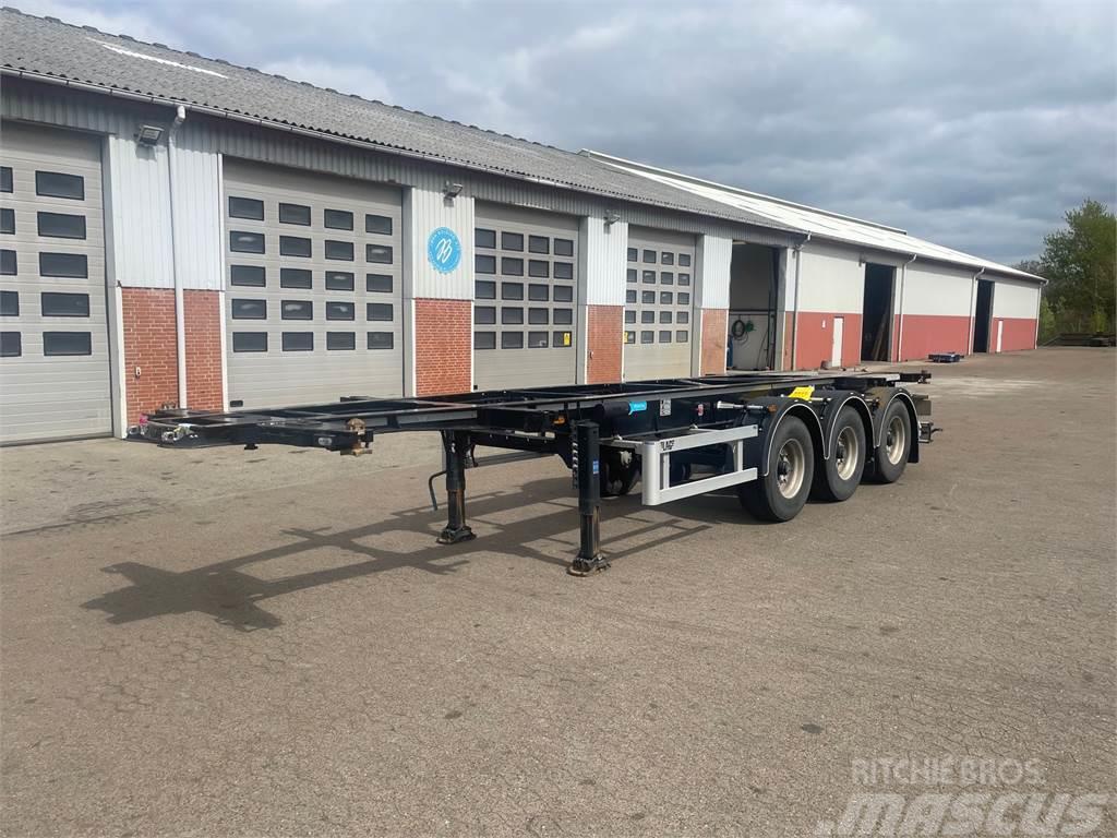 LAG 30+20 fods containerchassis Semi-trailer med Containerramme