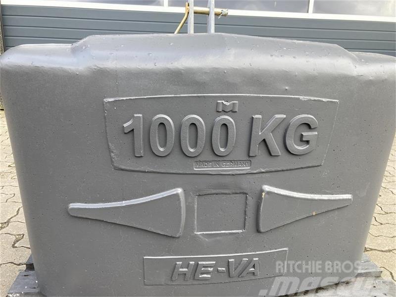 He-Va 800 kg og 1000 kg Frontlaster ektrautstyr