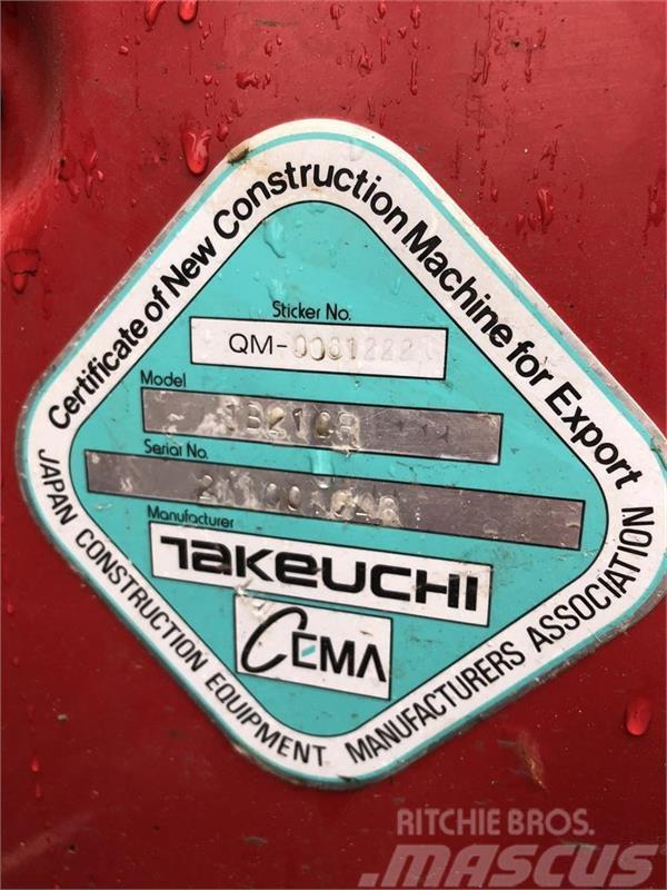 Takeuchi TB210R Minigravere <7t