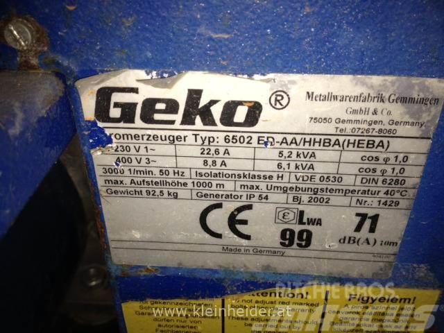  Geko Aggregat 6502 5 kVA Diesel Generatorer