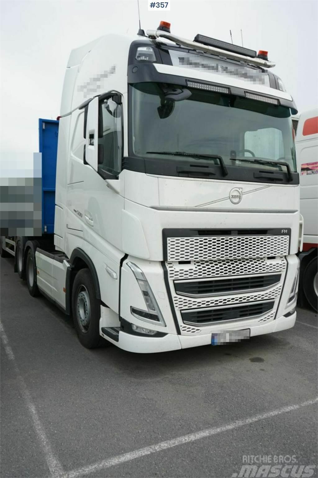 Volvo FH 500 6x2 Tractor with hydraulics. Trekkvogner