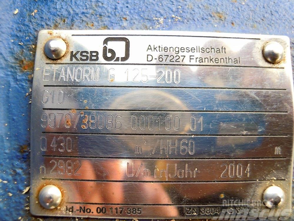 KSB ETANORM G 125-200 Vannpumper