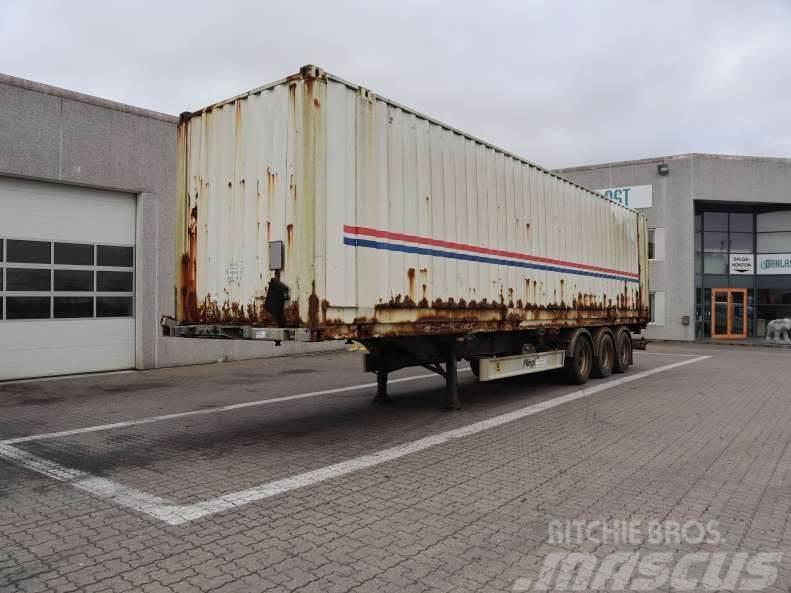 Fliegl Med container Containerchassis Semitrailere