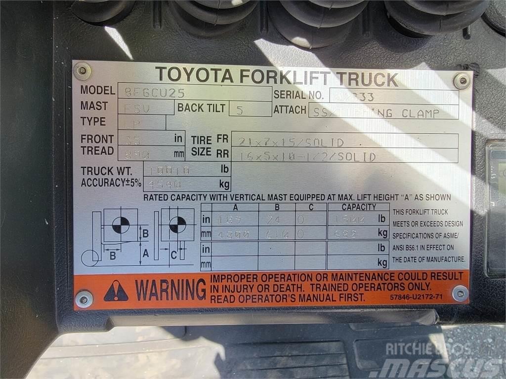 Toyota 8FGCU25 Propan trucker