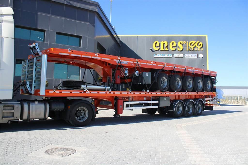 Lider 2022 YEAR NEW 40' 20' 30' container transport trai Chassis og understell