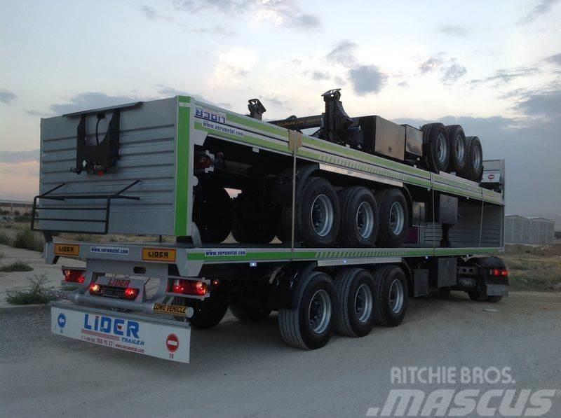 Lider 2022 YEAR NEW 40' 20' 30' container transport trai Chassis og understell