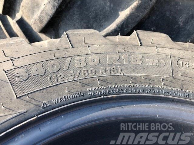 Michelin 340/80X18 Dekk, hjul og felger