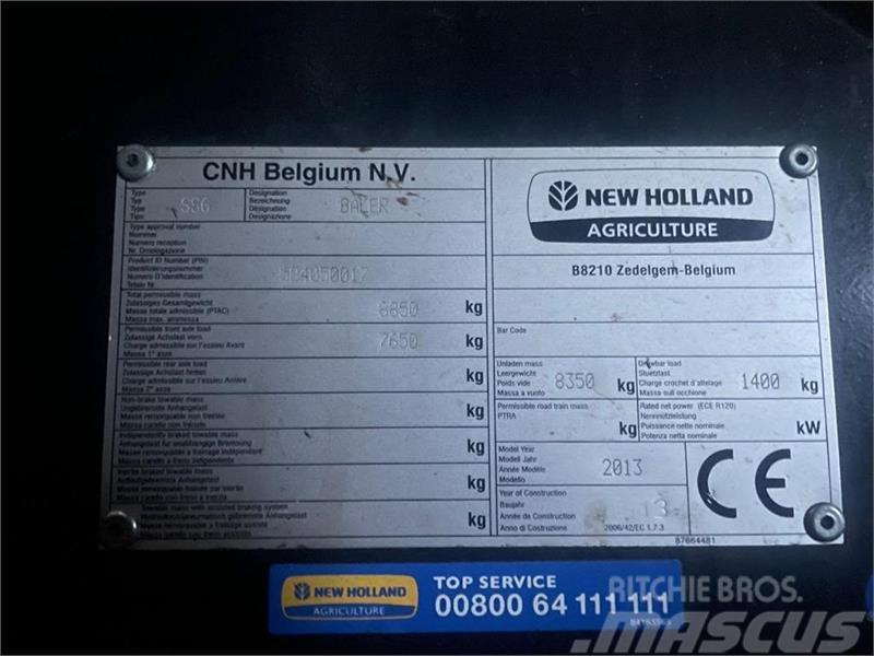 New Holland BB 1290 RC Firkantpresser