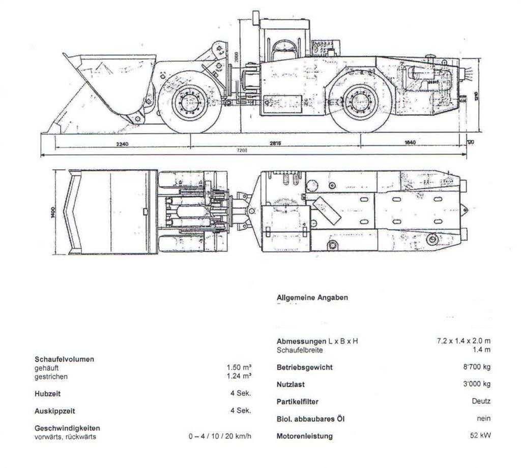 Schopf L72 Underjords-gruve- og tunnelborerigger