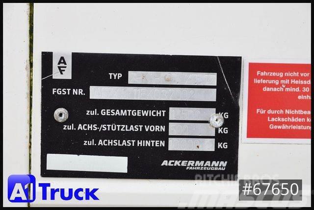 Ackermann 1 Achs Koffer+ Schiebeplane 3100mm innen Skappåbygg