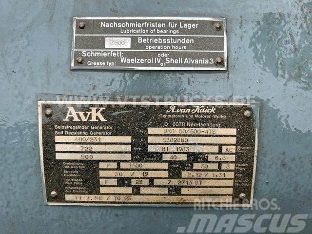 AVK DKB 80/500-4TS Stromgenerator 400V 500 kVA Andre komponenter
