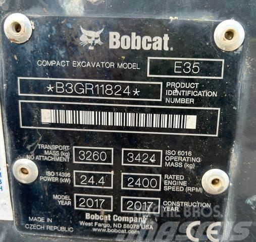 Bobcat E35 Minibagger Minigravere <7t
