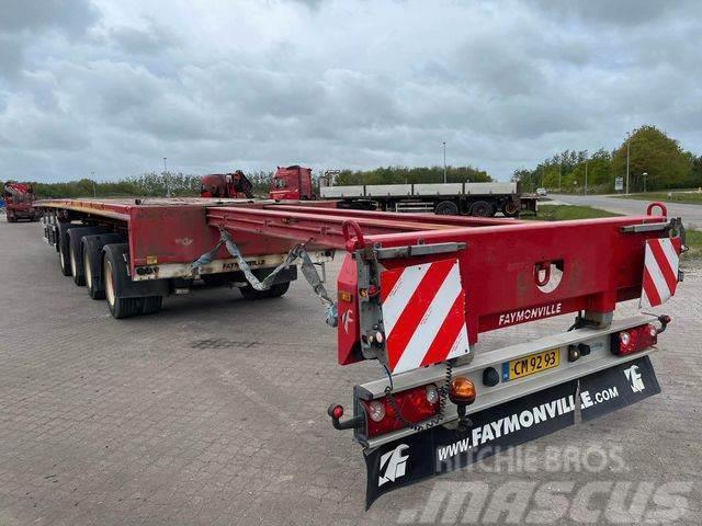 Faymonville 55 m long wing trailer Biltransporter Semi
