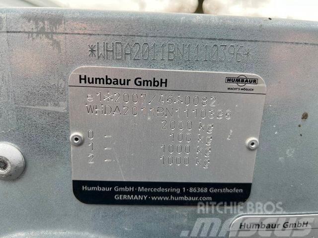 Humbaur FTK204020, Standort: FR/Corcelles Biltransporter henger