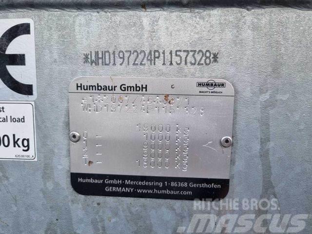 Humbaur HBTZ 197224 BS schräg mit Alu-Bordwände Maskinhenger