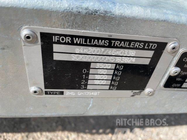 Ifor Williams 2Hb GH35, NEW NOT REGISTRED,machine transport824 Biltransporter henger